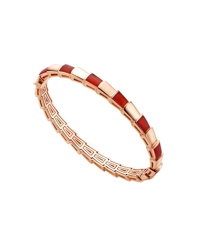 [⭐Luxery]SERPENTI BRACELET PINK GOLD RUBELLITE