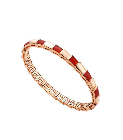 [⭐Luxery]SERPENTI BRACELET PINK GOLD RUBELLITE