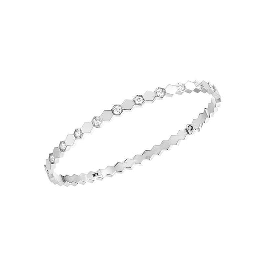 [⭐Luxery]BEE LOVE SILVER DIAMOND BRACELET