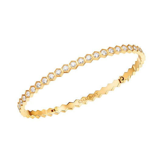 [⭐Luxery]BEE LOVE GOLD BRACELET FULL DIAMOND