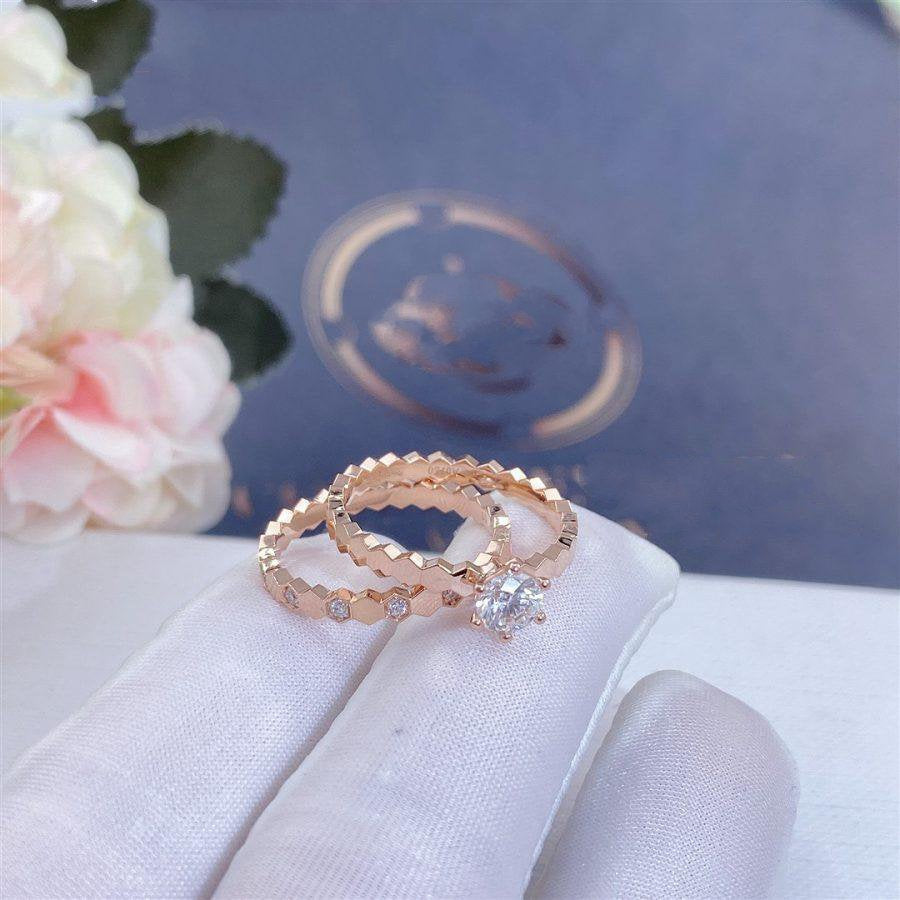 [⭐Luxery]BEE LOVE RING PINK GOLD DIAMOND