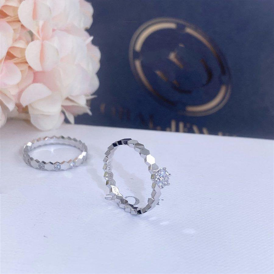 [⭐Luxery]BEE LOVE RING SILVER 1 DIAMOND