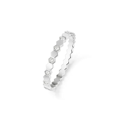 [⭐Luxery]BEE LOVE RING SILVER DIAMOND
