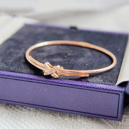 [⭐Luxery]JEUX DE BRACELET PINK GOLD DIAMONDS