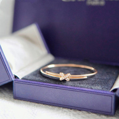 [⭐Luxery]JEUX DE BRACELET PINK GOLD DIAMONDS