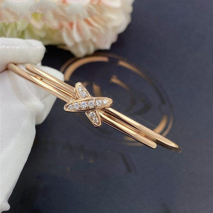 [⭐Luxery]JEUX DE BRACELET PINK GOLD DIAMONDS