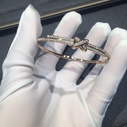 [⭐Luxery]JEUX DE BRACELET DIAMONDS PINK GOLD