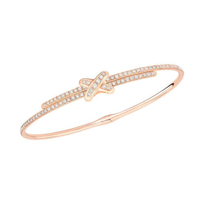 [⭐Luxery]JEUX DE BRACELET DIAMONDS PINK GOLD