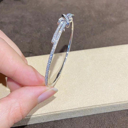 [⭐Luxery]JEUX DE BRACELET DIAMONDS SILVER