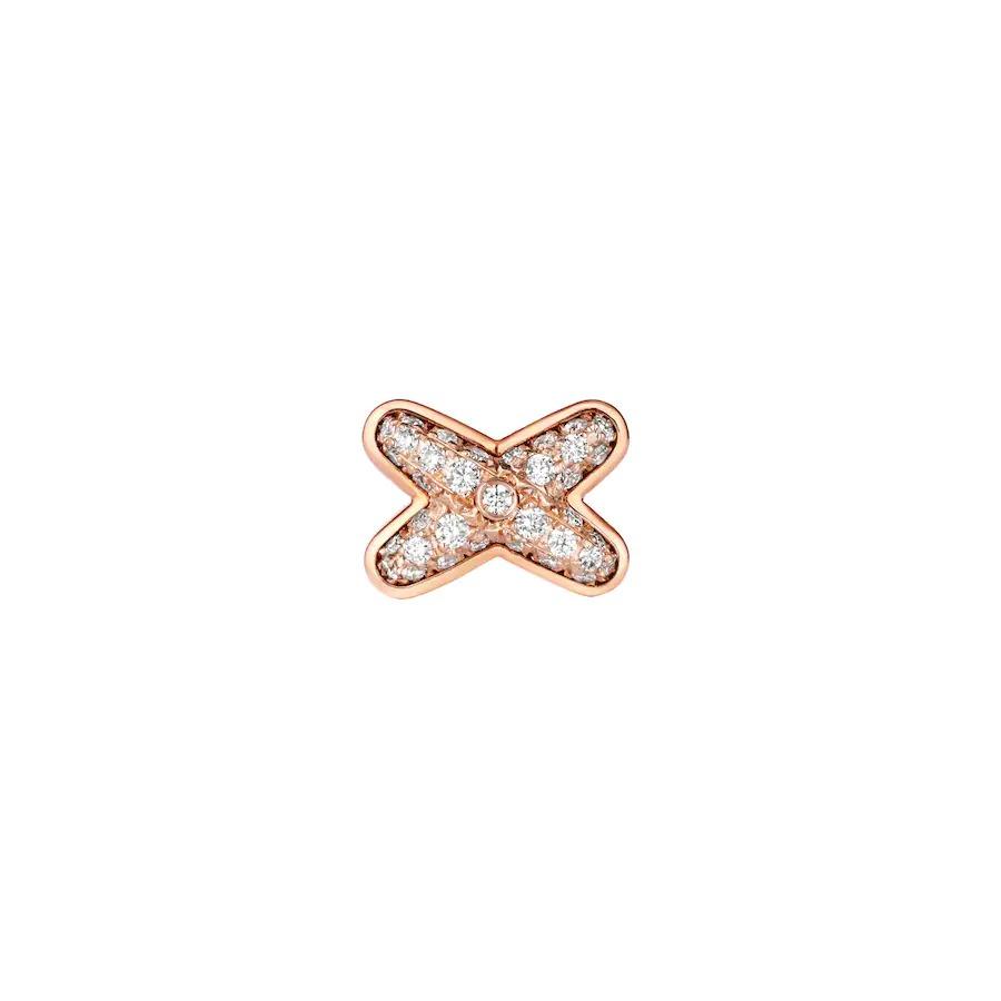 [⭐Luxery]JEUX DE PINK GOLD DIAMOND EARRINGS