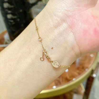 [⭐Luxery]JEUX DE BRACELET MOP PINK GOLD DIAMONDS