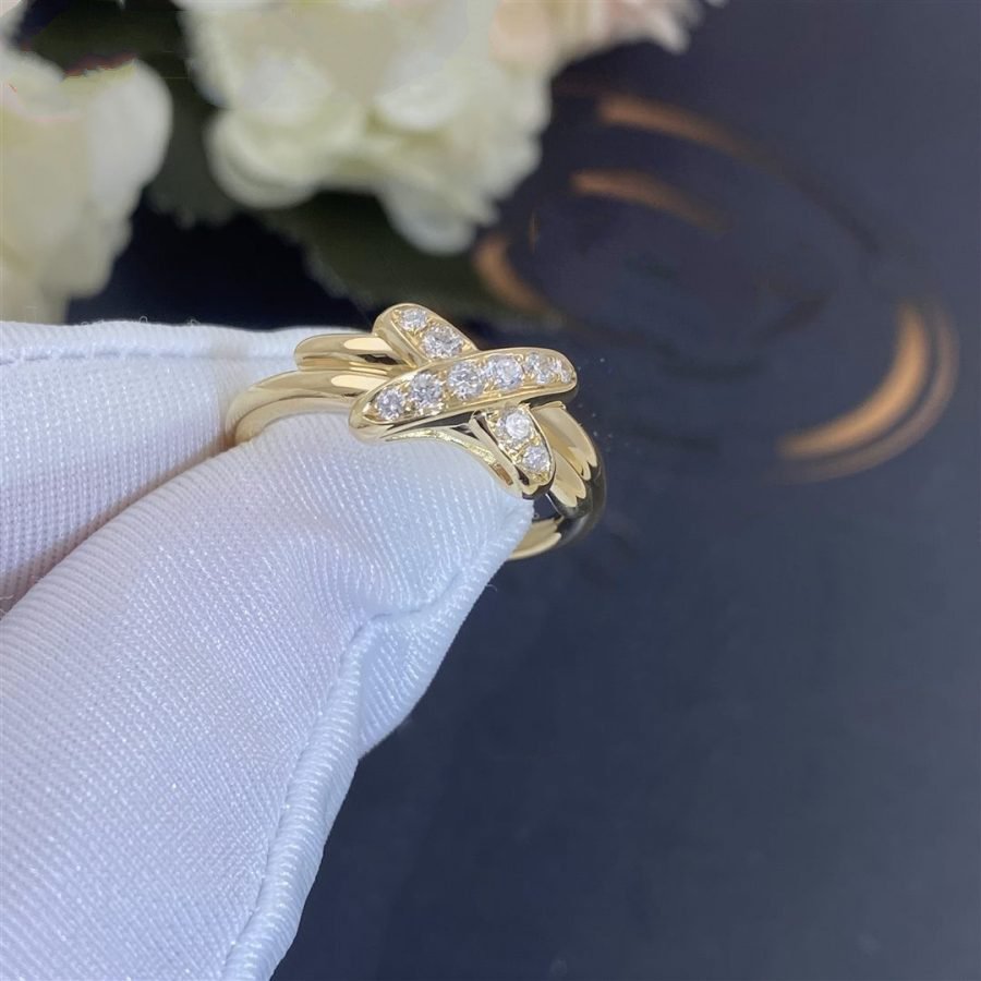 [⭐Luxery]JEUX DE GOLD DIAMOND RING