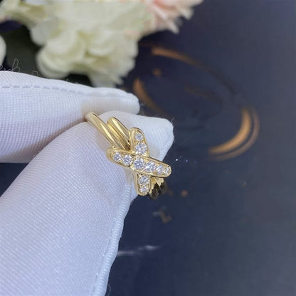 [⭐Luxery]JEUX DE GOLD DIAMOND RING