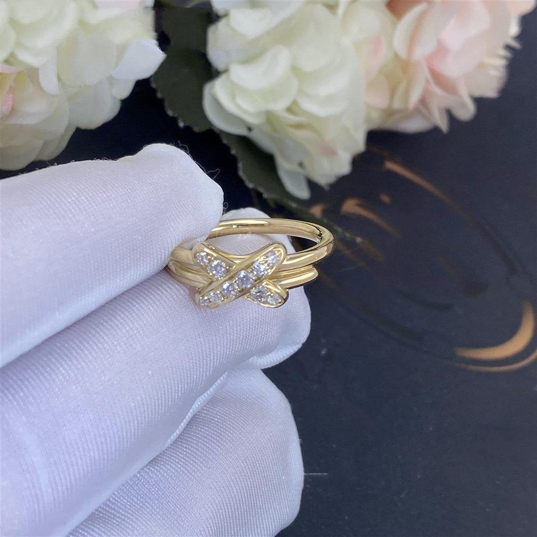 [⭐Luxery]JEUX DE GOLD DIAMOND RING