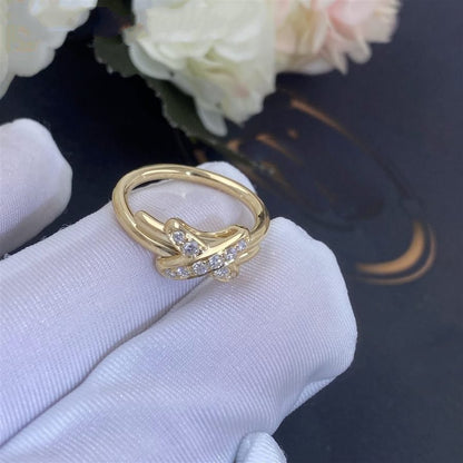 [⭐Luxery]JEUX DE GOLD DIAMOND RING