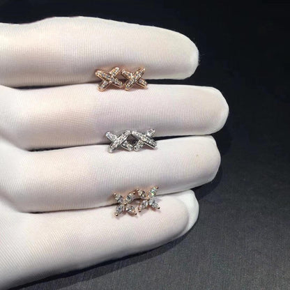 [⭐Luxery]JEUX DE DIAMOND EARRINGS