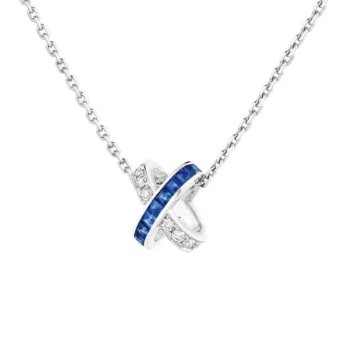 [⭐Luxery]LIENS DIAMOND SILVER NECKLACE