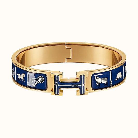 [⭐Luxery]H COUVERTURES DARK BLUE BRACELET