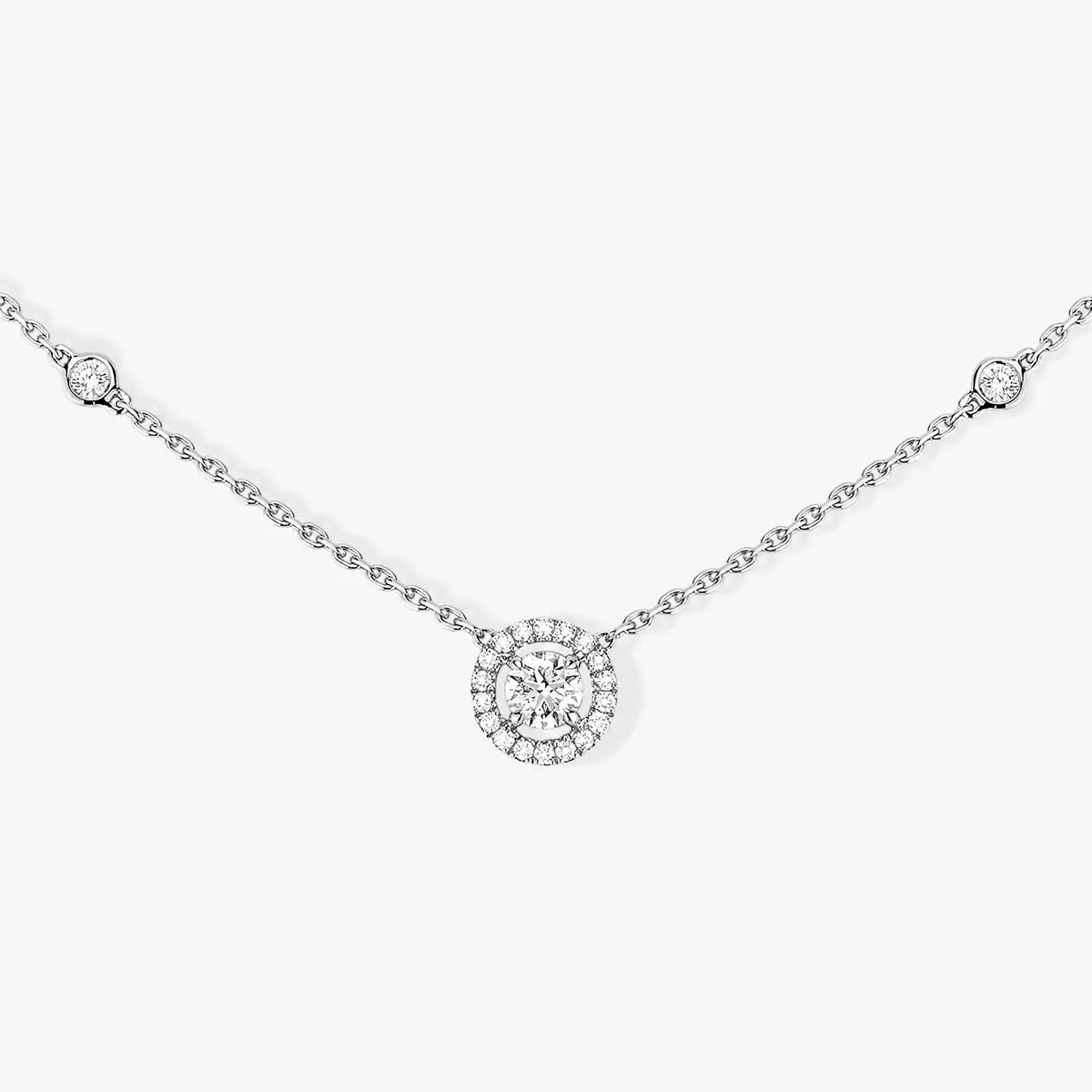 [⭐Luxery]Diamond Necklace 0,20ct Brilliant Shape Joy