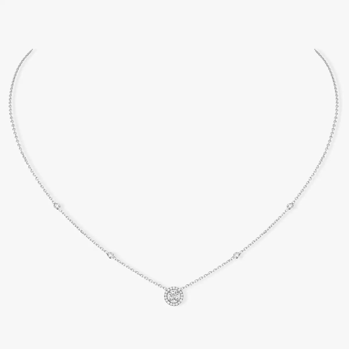 [⭐Luxery]Diamond Necklace 0,20ct Brilliant Shape Joy