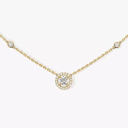 [⭐Luxery]Diamond Necklace 0,20ct Brilliant Shape Joy