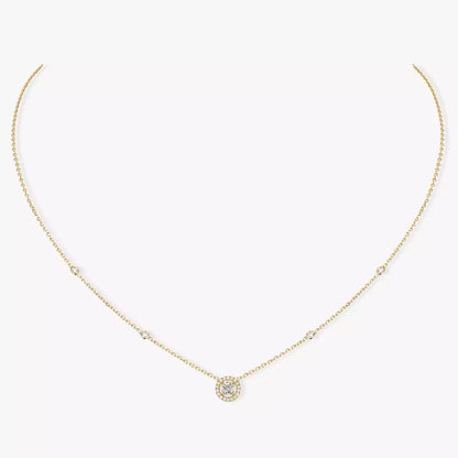 [⭐Luxery]Diamond Necklace 0,20ct Brilliant Shape Joy