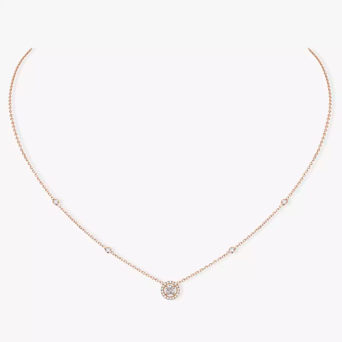 [⭐Luxery]Diamond Necklace 0,20ct Brilliant Shape Joy