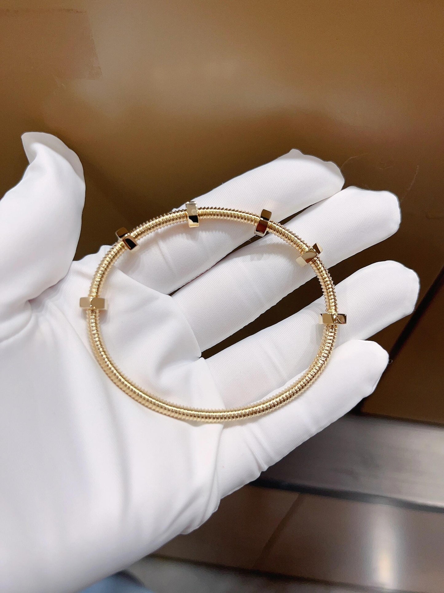 [⭐Luxery jewelrys]CT THREADED BRACELET