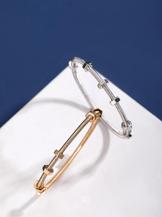 [⭐Luxery jewelrys]CT THREADED BRACELET