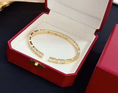 [⭐Luxery jewelrys]LOVE DIAMOND OPEN  BRACELET