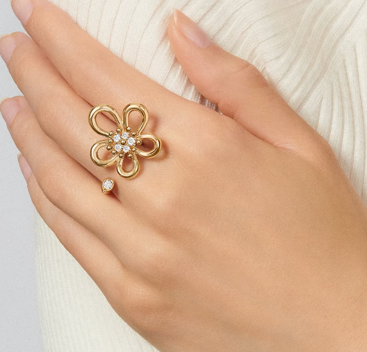 [⭐Luxery]Flowerlace Between the Finger
