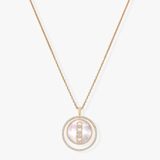 [⭐Luxery]Demo MOVE MM NACRE BLANCHE DIAMOND NECKLACE
