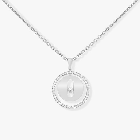 [⭐Luxery]Demo MOVE PM NECKLACE SILVER DIAMOND