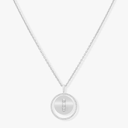 [⭐Luxery]Demo MOVE MM SILVER DIAMOND NECKLACE