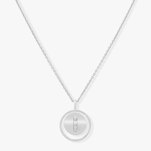 [⭐Luxery]Demo MOVE MM SILVER DIAMOND NECKLACE