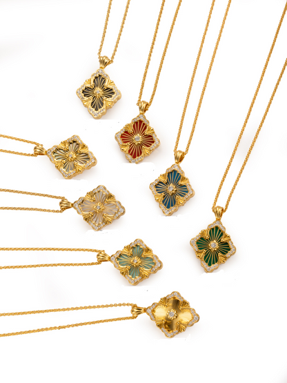 [⭐Luxery] B.C.L BIG SIZE  ENAMEL NECKLACE（Various colors）