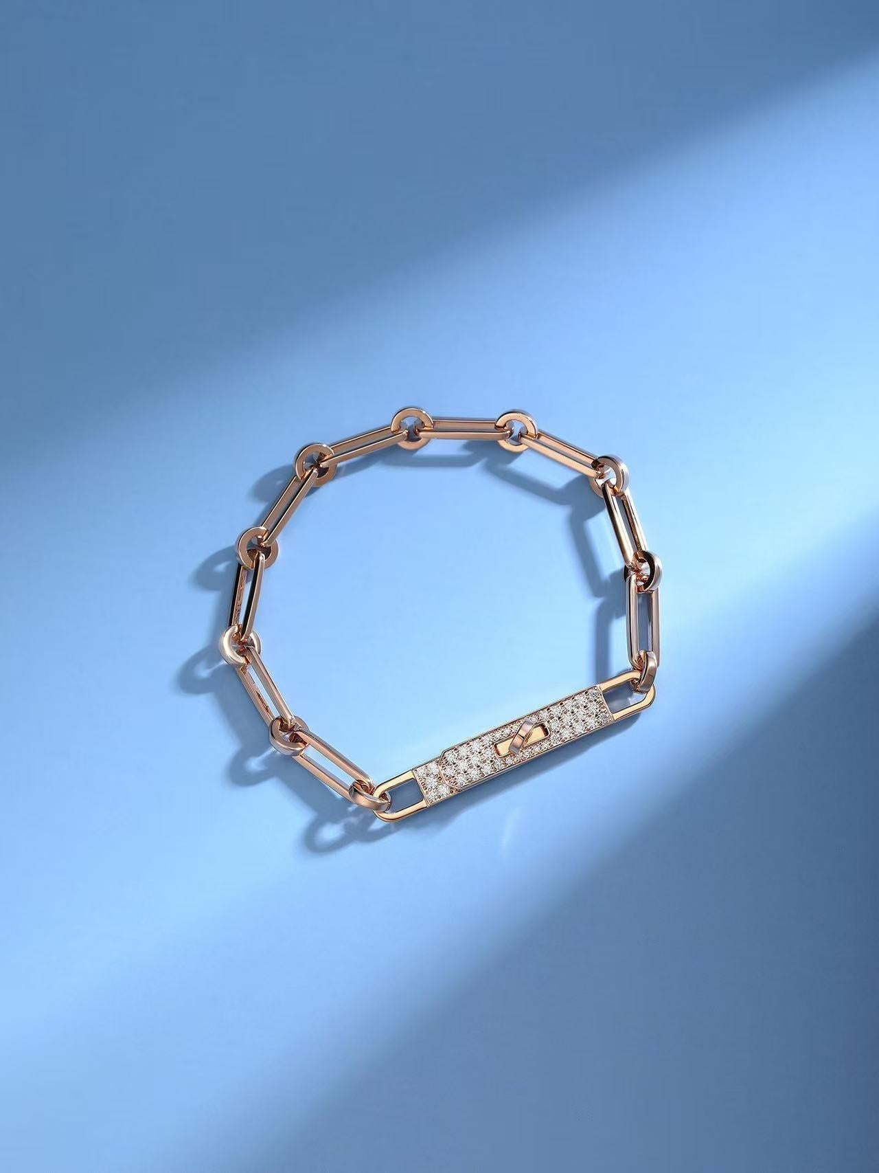 [⭐Luxery]CHAINE BRACELET SMALL MODEL DIAMOND
