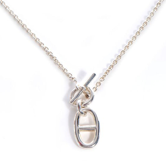 [⭐Luxery]HM CHAINE D'ANCRE PENDANT NECKLACE STERLING SILVER