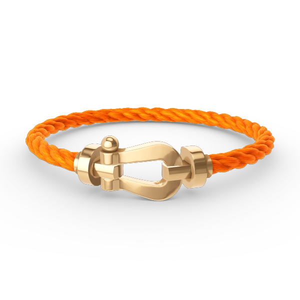 [⭐Luxery]FORCE LARGE HORSESHOE NO DIAMOND BRACELET GOLD