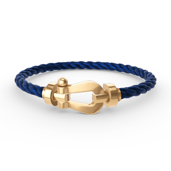 [⭐Luxery]FORCE LARGE HORSESHOE NO DIAMOND BRACELET GOLD
