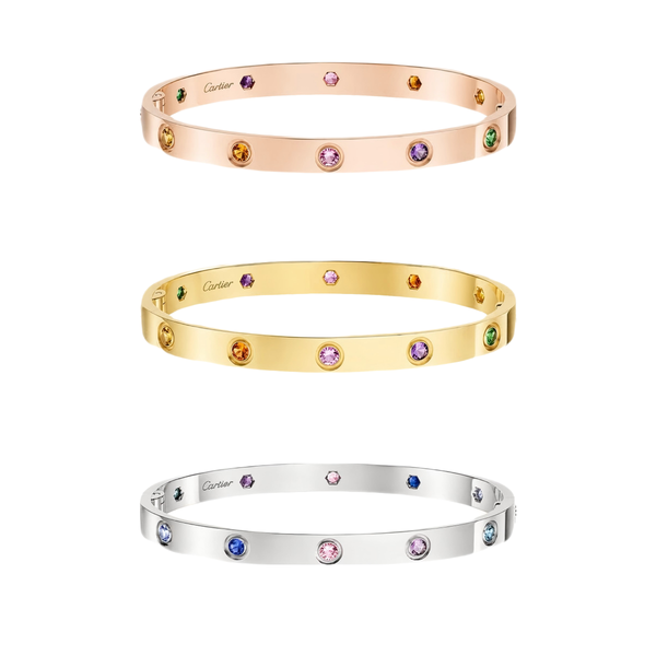 [⭐Luxery] 2026 RAINBOW LOVE BRACELET 6.1MM  10 DIAMONDS