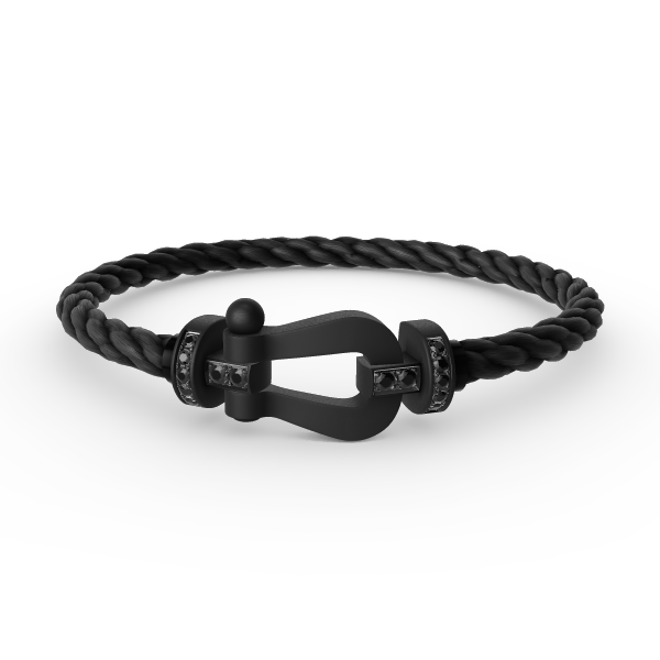 [⭐Luxery]FORCE LARGE SERIES HORSESHOE BLACK SAMURAI BRACELET