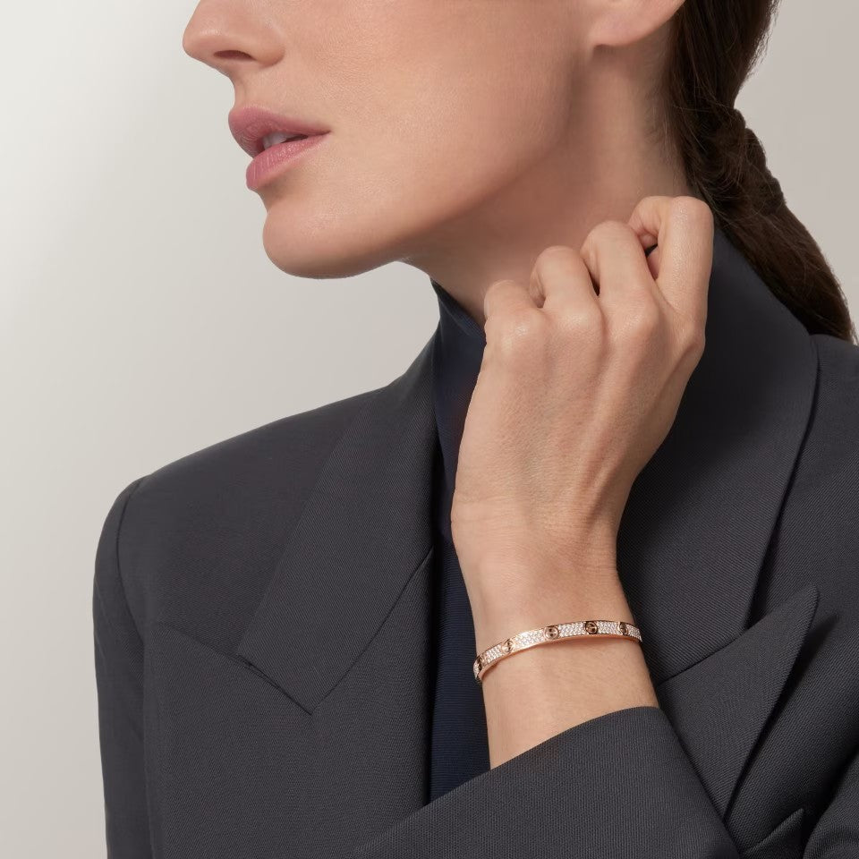 [⭐Luxery]LOVE BRACELET 4.8MM DIAMOND-PAVED
