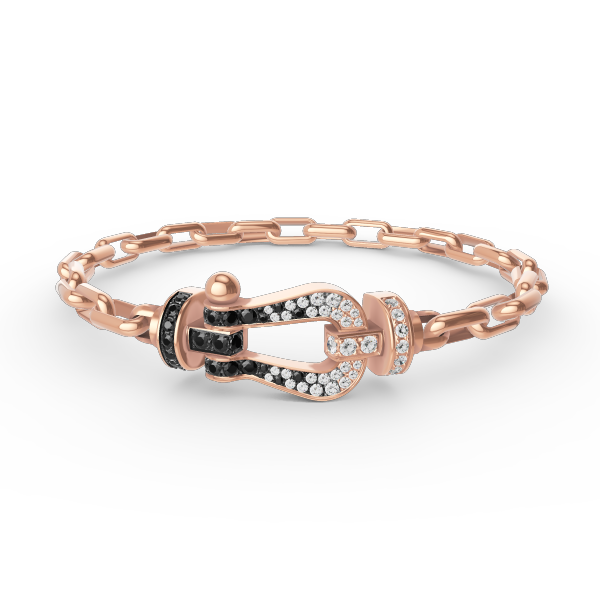 [⭐Luxery]FORCE LARGE HORSESHOE CLASP  METAL BRACELET