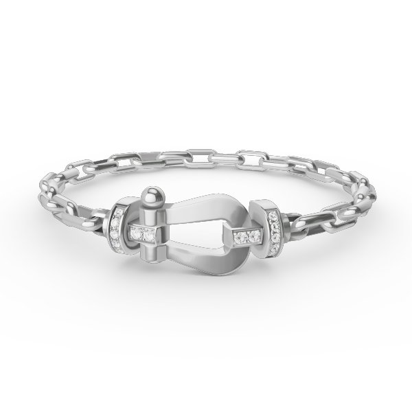 [⭐Luxery]FORCE LARGE HORSESHOE CLASP  METAL BRACELET