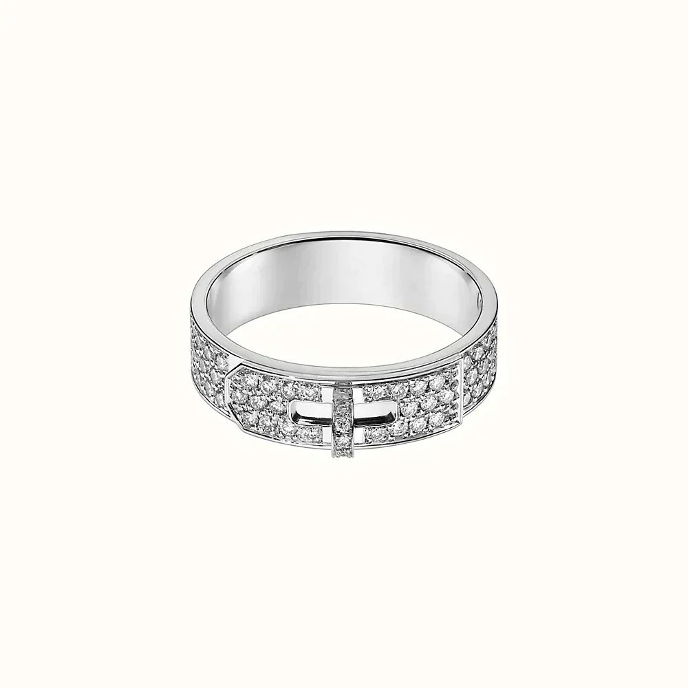 [⭐Luxery]KELLY SILVER DIAMOND RING