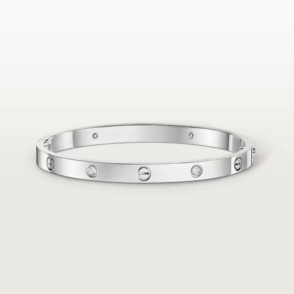 [⭐Luxery]LOVE BRACELET 4.8MM 4 DIAMONDS