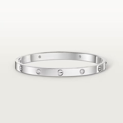 [⭐Luxery]LOVE BRACELET 4.8MM 4 DIAMONDS