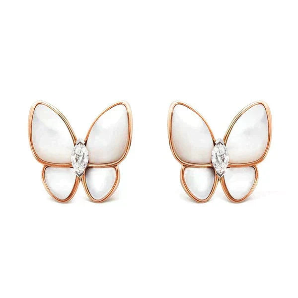 [⭐Luxery]BUTTERFLY MOP DIAMOND EARRINGS