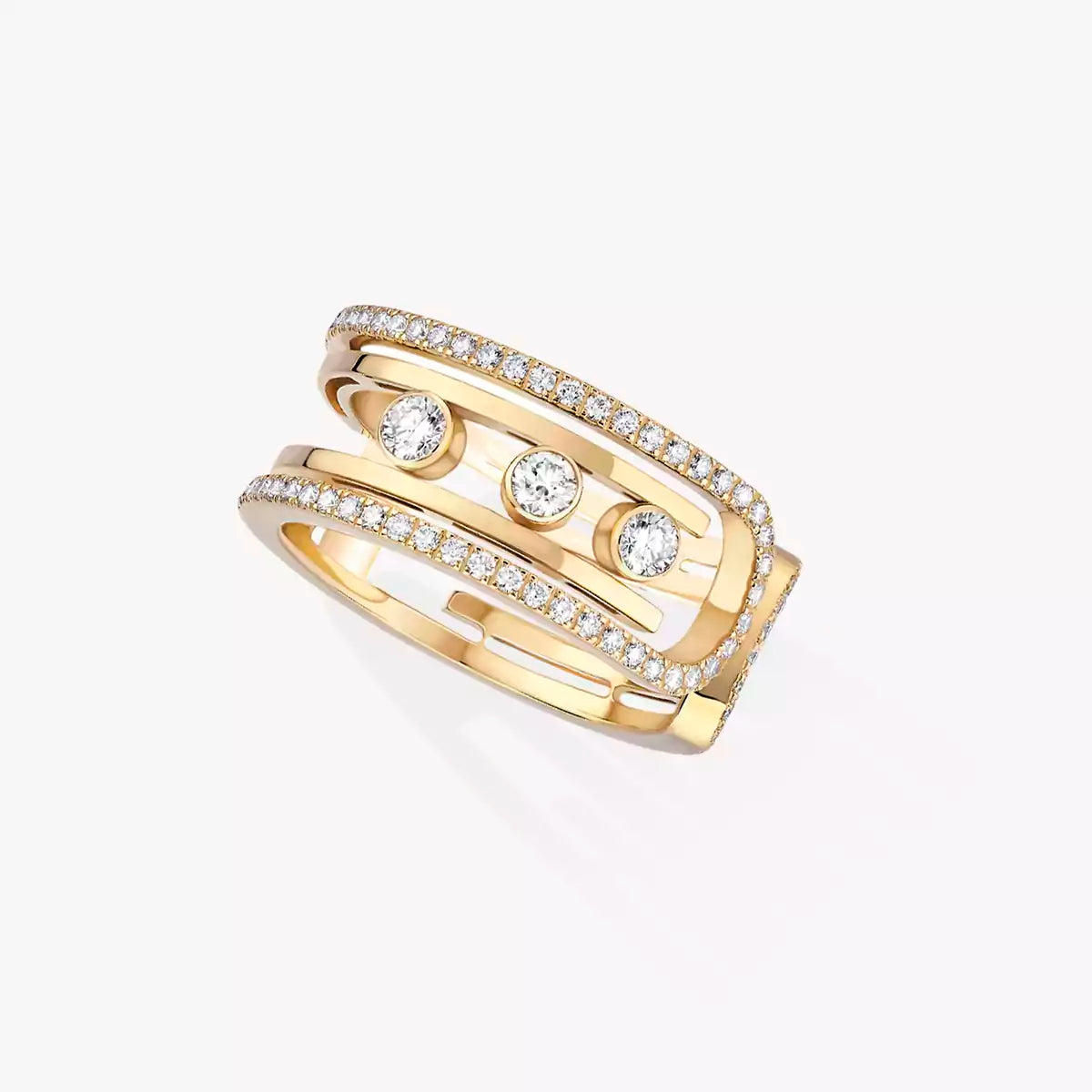 [⭐Luxery]Move 10th Diamond Ring in Gold